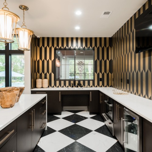 Luxury Kitchen with tile backsplash Luxury Kitchen with tile backsplash
