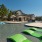 Luxury pool with loungers
